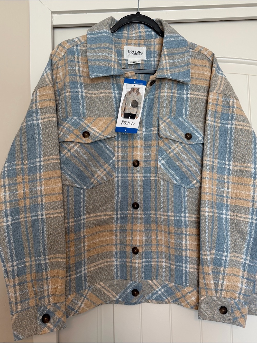 Boston Traders Women’s Plaid Shacket
